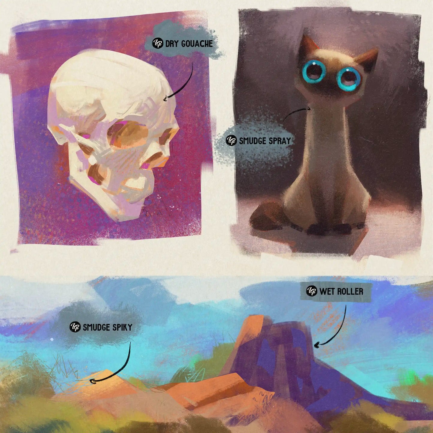 LP Painting Brushes