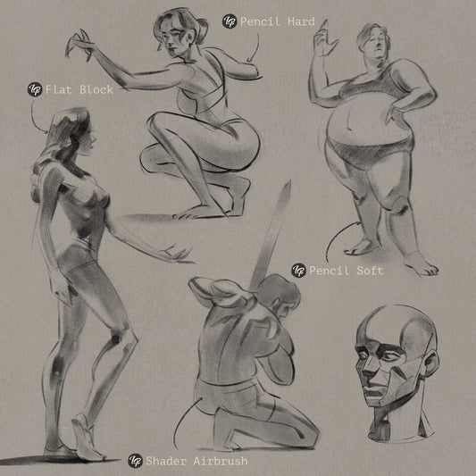 LP Charcoal Brushes