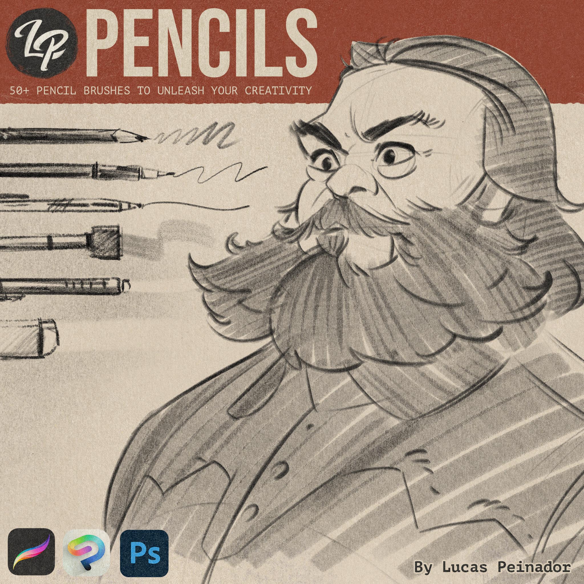 LP Pencil Brushes
