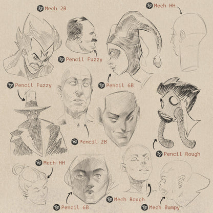 LP Pencil Brushes