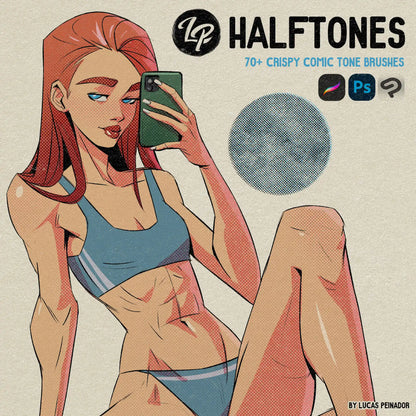 LP Halftone Brushes