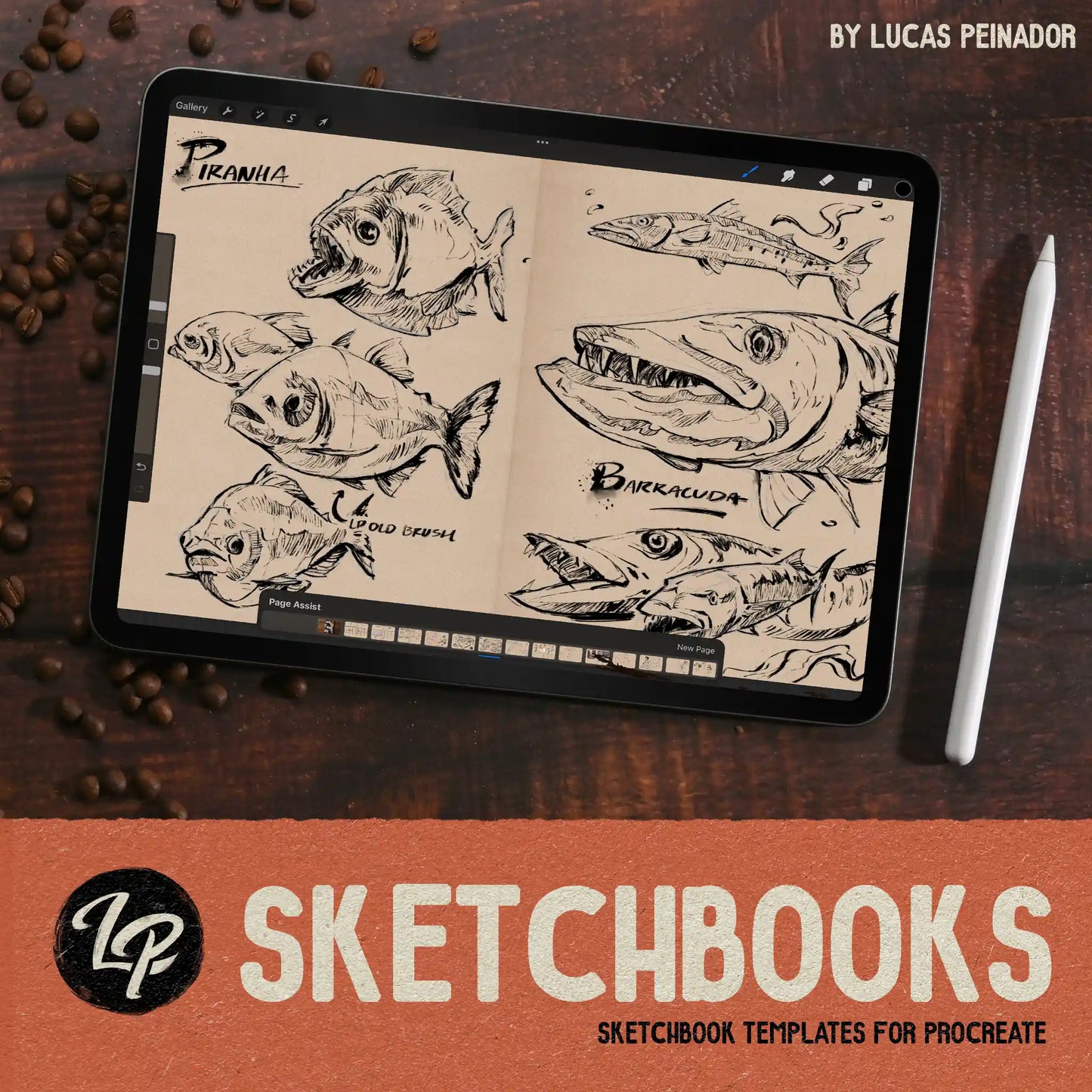 LP Sketchbooks for Procreate