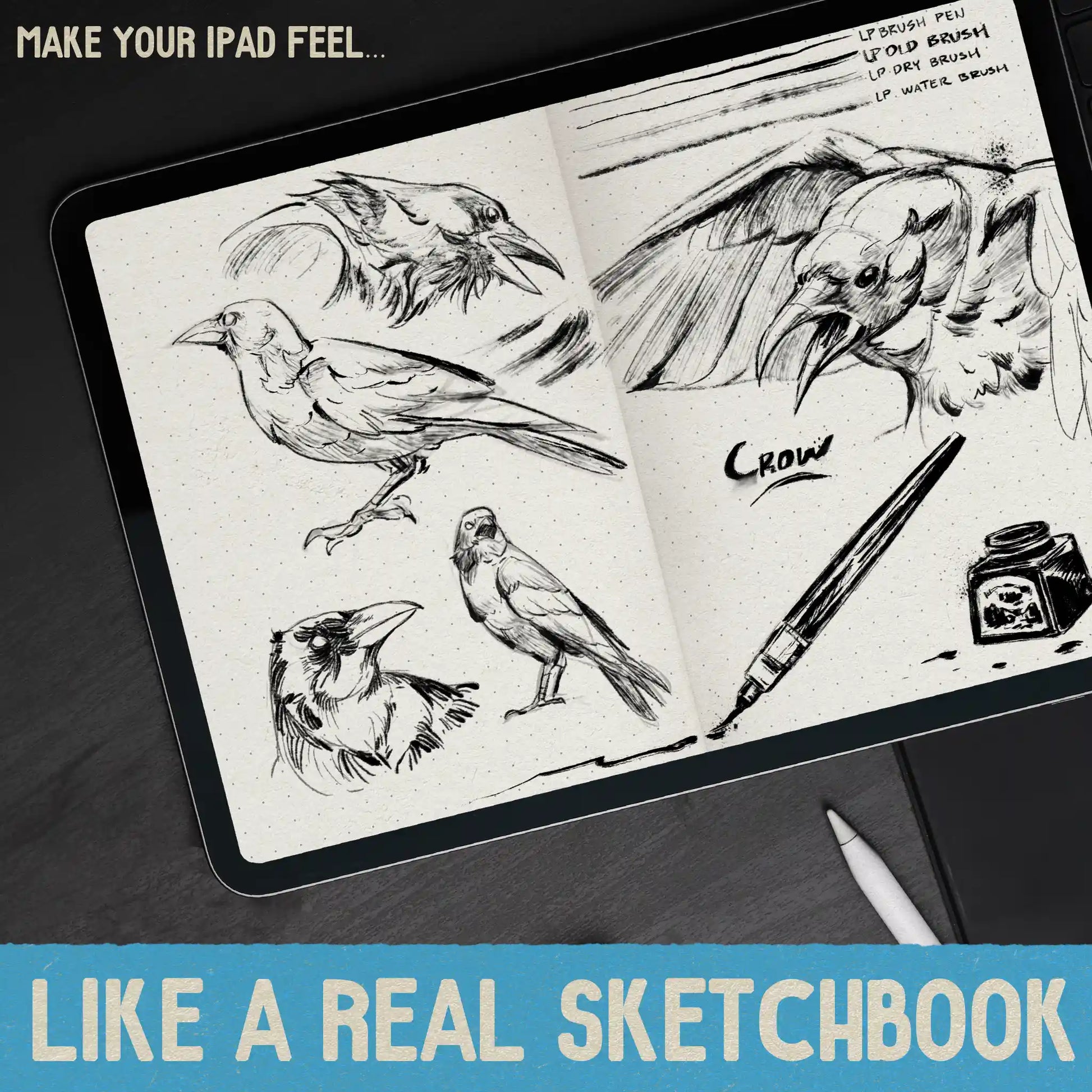 Sketchbook For Procreate - Sample Pack - Design Cuts